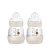 Picture of MAM Easy Start Anti-Colic Baby Bottles, Extra Slow Flow, Breastfeeding-Like Silicone Nipple Bottle, Reduces Colic, Gas, & Reflux, Easy-to-Clean, BPA-Free, Vented Baby Bottles for Newborns, 0-3 Months