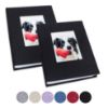 Picture of Vienrose Small Photo Album 4x6 Photos, 2 Pack Linen Cover Mini Photo Book, 26-Page Holds 52 Pictures, Artwork or Postcards Storage for Baby