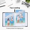 Picture of Vienrose Small Photo Album 4x6 Photos, 2 Pack Linen Cover Mini Photo Book, 26-Page Holds 52 Pictures, Artwork or Postcards Storage for Baby