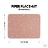 Picture of Simple Modern Silicone Placemat for Baby, Toddlers, Kids | Non-Slip Baby Eating Table Food Mat for Restaurants and Dining Table | Piper Collection | Minnie Mouse Rainbows