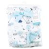 Picture of Hudson Baby Unisex Baby Plush Mink and Sherpa Blanket, Hot Air Baloon, One Size