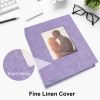 Picture of Vienrose Small Photo Album 4x6 Photos, 2 Pack Linen Cover Mini Photo Book, 26-Page Holds 52 Pictures, Artwork or Postcards Storage for Baby