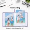 Picture of Vienrose Small Photo Album 4x6 Photos, 2 Pack Linen Cover Mini Photo Book, 26-Page Holds 52 Pictures, Artwork or Postcards Storage for Baby