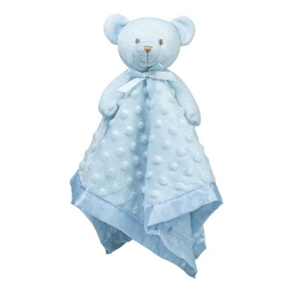Picture of Pro Goleem Teddy Bear Lovey Baby Security Blanket for Boys and Girls Unisex Soft Lovie Baby Gifts for Newborn Toddler Snuggle Toy Stuffed Animal Blue 16 Inch