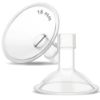 Picture of Maymom MyFit Crater Series 18 mm Two-Piece Design Small Breastshield Compatible with Medela Breast Pump Pump Parts; Replace Medela Shields; Fit Flex Connector; 2pc
