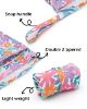 Picture of ALVABABY 3 Cloth Diaper Wet Dry Bags Waterproof Reusable with Two Zippered Pockets Travel Beach Pool Daycare Soiled Baby Items Yoga Gym Bag for Swimsuits or Wet Clothes Small medium Large 3L-SML07