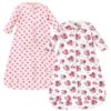 Picture of Hudson Baby Unisex Baby Cotton Long-Sleeve Wearable Sleeping Bag, Sack, Blanket, Rose, 0-3 Months