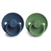Picture of FRIGG Silicone Baby Pacifier | Made in Denmark | BPA-Free (Mineral Green/Ocean View, 6-18 Months)