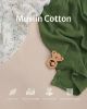 Picture of Blissful Diary Muslin Nursing Cover for Breastfeeding, Breathable Breastfeeding Cover up with Arch Neckline for Women, Nursing Apron (Dark Green)