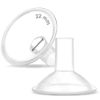 Picture of Maymom MyFit Crater Series 22 mm 2xTwo-Piece Small Breastshield Compatible with Medela Breast Pumps. Long Nipple Tunnel (44mm) Best for Elastic Nipples