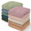 Picture of Comfy Cubs Muslin Baby Washcloths 10 Pack - Soft 6-Layer Cotton Wash Cloths for Sensitive Skin - 10"x10" Large, Gentle, Absorbent Infant Essentials for Newborn and Toddlers - (Multicolor)