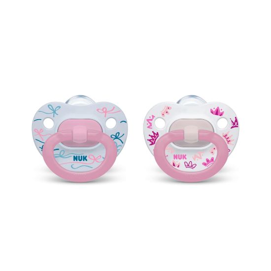 Picture of NUK Comfy Orthodontic Pacifiers, Pink Assorted, 18-36 Months, 2 Count