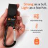 Picture of Baby Uma 4-Pack Stroller Hooks - Universal Bag Clips for Diaper Bags, Carry 11 lbs Each, Adjustable Straps