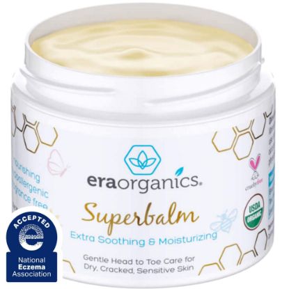 Picture of Era Organics Healing Ointment for Babies - USDA Certified Organic Natural Moisturizer Gentle on Sensitive Skin Prone To Baby Eczema, Cradle Cap (Infant Seborrheic Dermatitis), Rashes, Hives and More