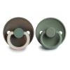 Picture of FRIGG Silicone Baby Pacifier | Made in Denmark | BPA-Free (Hudson Bay/Lily Pad, 0-6 Months)