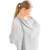 Picture of Konssy Muslin Nursing Cover for Baby Breastfeeding, Breathable 100% Cotton Breastfeeding Cover with Rigid Hoop for Mother Nursing Apron, Multi-use Carseat Canopy (Grey)