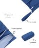 Picture of ALVABABY 3 Cloth Diaper Wet Dry Bags Waterproof Reusable with Two Zippered Pockets Travel Beach Pool Daycare Soiled Baby Items Yoga Gym Bag for Swimsuits or Wet Clothes Small medium Large 3L-SML01