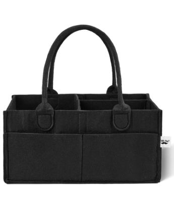 Picture of Mr. Pen Baby Diaper Caddy - Black Car Diaper Organizer, Portable Baby Caddy for Nursery & Changing Table