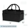 Picture of Mr. Pen Baby Diaper Caddy - Black Car Diaper Organizer, Portable Baby Caddy for Nursery & Changing Table