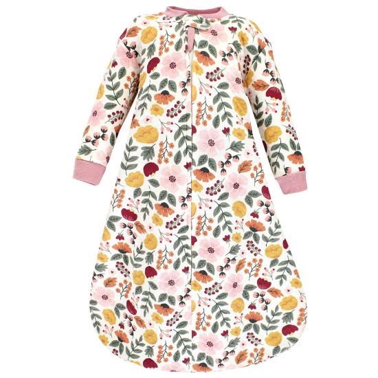 Picture of Hudson Baby Unisex Baby Premium Quilted Long Sleeve Sleeping Bag and Wearable Blanket, Fall Botanical, 18-24 Months