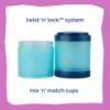 Picture of Whiskware Disney Princess Tangled, Stackable Snack Containers for Babies, Kids, and Toddlers, 3 Stackable Snack Cups for School or Travel, Formula and Cupholder Friendly, Rapunzel and Pascal