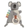 Picture of Itzy Ritzy - Bitzy Crinkle Sensory Toy Koala with Crinkle Sound for Babies & Toddlers - Features Soft Braided Teething Ring & Textured Ribbons, Designed for Ages 0 Months and Up, Koala