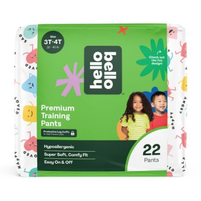 Picture of Hello Bello Premium Training Pants 3T-4T, All About Feelings Design, 22ct Jumbo Pack