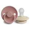 Picture of FRIGG Silicone Baby Pacifier | Made in Denmark | BPA-Free (Blush/Cream, 0-6 Months)
