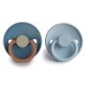 Picture of FRIGG Silicone Baby Pacifier | Made in Denmark | BPA-Free (Breeze/Baby Blue, 0-6 Months)