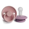 Picture of FRIGG Silicone Baby Pacifier | Made in Denmark | BPA-Free (Baby Pink/Heather, 6-18 Months)