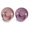 Picture of FRIGG Silicone Baby Pacifier | Made in Denmark | BPA-Free (Baby Pink/Heather, 6-18 Months)