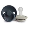 Picture of FRIGG Silicone Baby Pacifier | Made in Denmark | BPA-Free (Slate/Silver Gray, 6-18 Months)