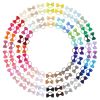 Picture of Jollybows 100PCS 2 Inches Baby Girls Hair Bows Ties Mini Boutique Elastic Hair Rubber Ribbon Hair Band Accessories for Kids Toddlers Infants (100 PCS)