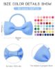 Picture of Jollybows 100PCS 2 Inches Baby Girls Hair Bows Ties Mini Boutique Elastic Hair Rubber Ribbon Hair Band Accessories for Kids Toddlers Infants (100 PCS)