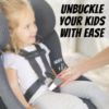 Picture of UnbuckleMe Car Seat Buckle Release Tool - Easy Opener Aid for Arthritis, Long Nails, Older Kids - Button pusher for infant, toddler, convertible 5 pt harness car seats - As Seen on Shark Tank (Gray)