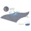 Picture of Pack and Play Sheets Mattress Pad Protector Fitted Waterproof Playard Mattress Cover, Compatible with Graco Pack n Play & Dream On Me & Pamo Babe, Playpen/Playard Sheet Quilted, Gray, 39" x 27"