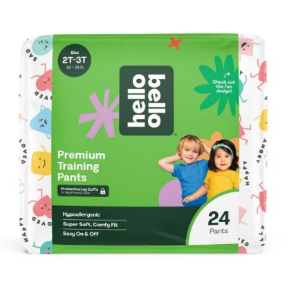 Picture of Hello Bello Premium Training Pants 2T-3T, All About Feelings Design, 24ct Jumbo Pack