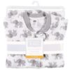 Picture of Hudson Baby Unisex Baby Premium Quilted Long Sleeve Sleeping Bag and Wearable Blanket, Gray Elephant, 18-24 Months
