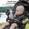 Picture of Portable Stroller Fan with Flexible Tripod, 3000mAh Battery Operated Mini Fan with 3 Speeds, Clip on Cooling Fans for Baby, Detachable Personal Fan for Car Seat (Blue)