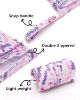 Picture of ALVABABY 3 Cloth Diaper Wet Dry Bags Waterproof Reusable with Two Zippered Pockets Travel Beach Pool Daycare Soiled Baby Items Yoga Gym Bag for Swimsuits or Wet Clothes Small medium Large 3L-SML08