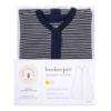Picture of Burt's Bees Baby Baby Beekeeper Wearable Blanket, 100% Organic Cotton, Swaddle Transition Sleeping Bag, Midnight Stripe, Large