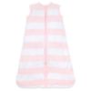 Picture of Burt's Bees Baby Baby Beekeeper Wearable Blanket, 100% Organic Cotton, Swaddle Transition Sleeping Bag, Rugby Stripe Blossom, Small