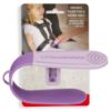 Picture of UnbuckleMe Car Seat Buckle Release Tool - Easy Opener Aid for Arthritis, Long Nails, Older Kids - Button pusher for infant, toddler, convertible 5 pt harness car seats - As Seen on Shark Tank (Purple)