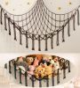 Picture of mirolam Stuffed Animal Storage Hammock Net - Toy Hammock Net for Stuffed Animals Corner - Hanging Stuff Animal Organizer Holder Large Organization Boys Room Decor