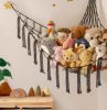 Picture of mirolam Stuffed Animal Storage Hammock Net - Toy Hammock Net for Stuffed Animals Corner - Hanging Stuff Animal Organizer Holder Large Organization Boys Room Decor