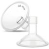 Picture of Maymom MyFit Crater Series 20 mm Two-Piece Design Small Breastshield Compatible with Medela Breast Pump Parts; Replace Medela Shields; Fit Flex Connector; 2pc