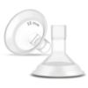 Picture of Maymom MyFit Comfy Series 22 mm Two-Piece Design Breastshield Compatible with Medela Breast Pump Parts; Replace Medela Shields; Fit MaxFlow Flex Connector; 2pc