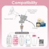 Picture of Maymom MyFit Comfy Series 22 mm Two-Piece Design Breastshield Compatible with Medela Breast Pump Parts; Replace Medela Shields; Fit MaxFlow Flex Connector; 2pc