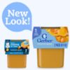 Picture of Gerber 2nd Food Baby Food Butternut Squash Puree, Natural & Non-GMO, 4 Ounce Tubs, 2-Pack (Pack of 8)