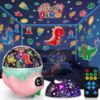 Picture of Dinosaur Night Light Projector for Kids Room, Boy Girl Dino Lamp with 10 Soothing Music& Timer, Remote Control, Colorful Projection Effect, High Brightness, Birthday Gifts for Infant Baby